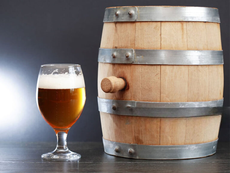 Barreled craft beer1